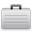 metallic briefcase icon